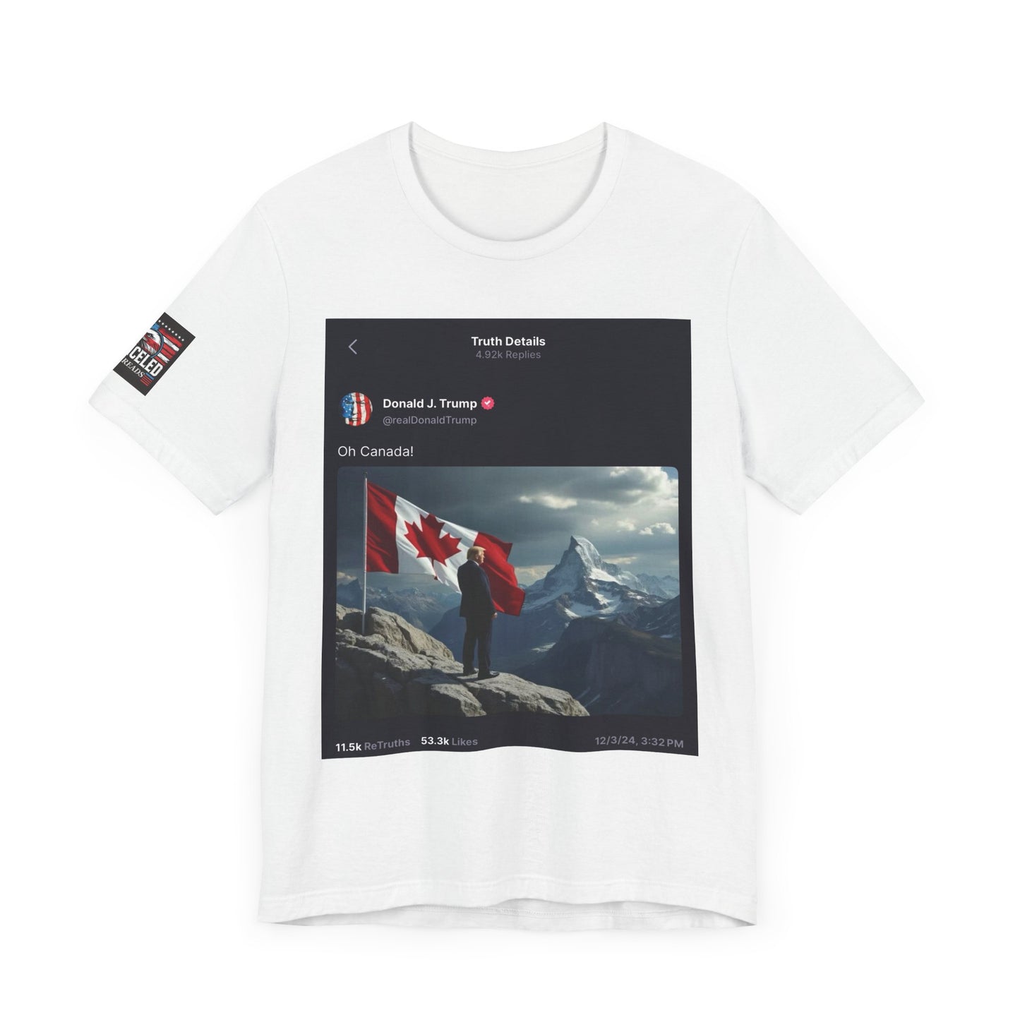 Trump’s Oh Canada Tee - 51st State MAGA Streetwear