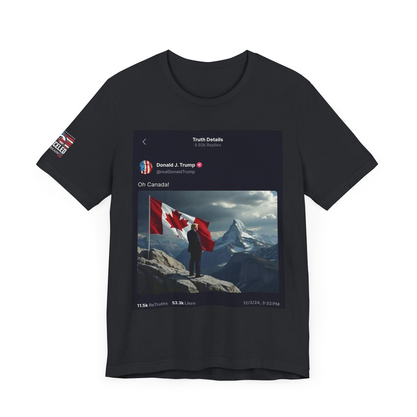 Trump’s Oh Canada Tee - 51st State MAGA Streetwear